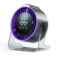 Smart Desktop Circulation Fan - Real-Time LED Display & 4-Speed Quiet Airflow