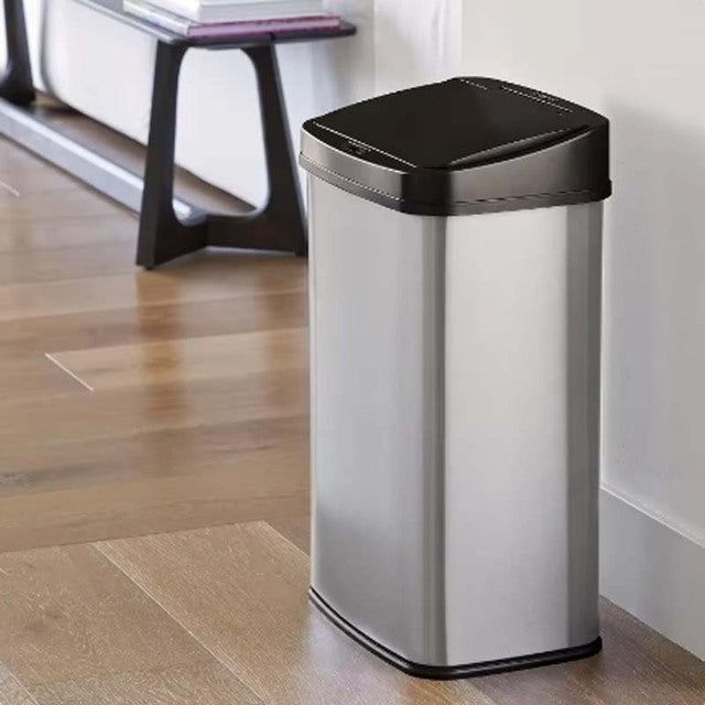 Automatic Sensor Trash Can - 13 Gallon Stainless Steel
