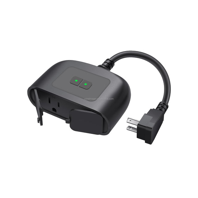 Outdoor Smart WiFi Plug - Weather Resistant Dual Outlet Control