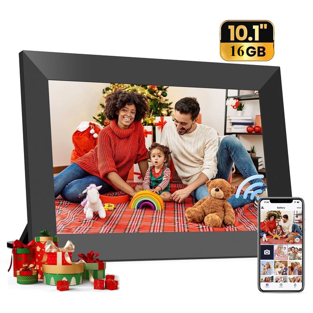 Smart WiFi Digital Picture Frame - 10.1 inch HD Touchscreen