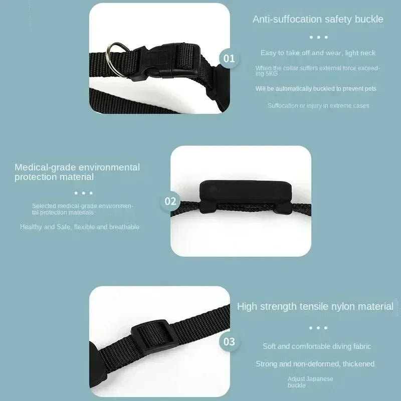 Obsidian Smart GPS Pet Tracker - Real-Time Anti-Lost Locator