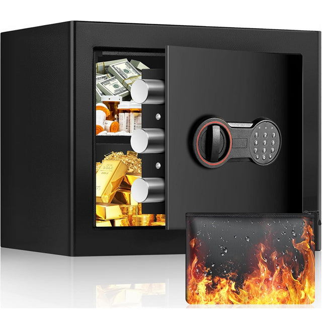 Smart Digital Security Safe - Fireproof & Waterproof