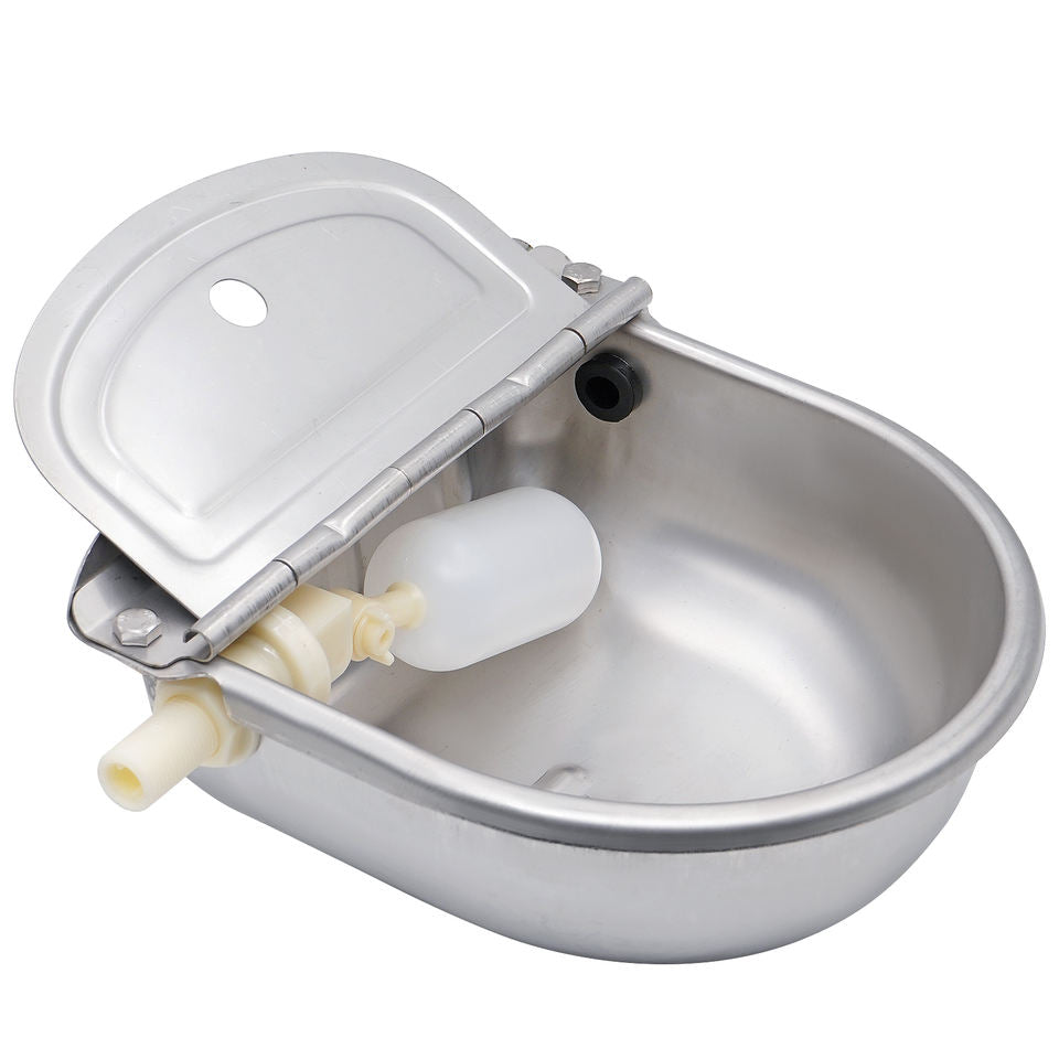 Obsidian Rugged Auto-Fill Trough - Stainless Steel Float-Valve Waterer
